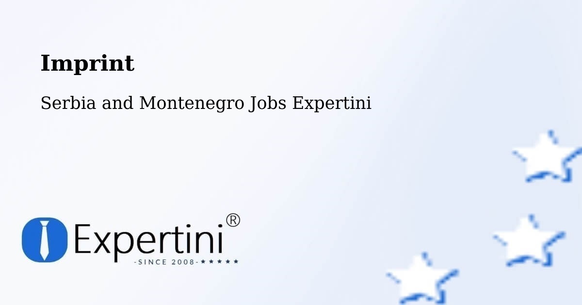 Imprint – Fort Saskatchewan - Serbia and Montenegro Jobs Expertini